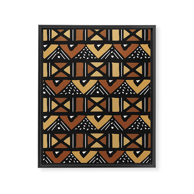 Mud cloth Mali Framed Canvas Print Gallery Image 8