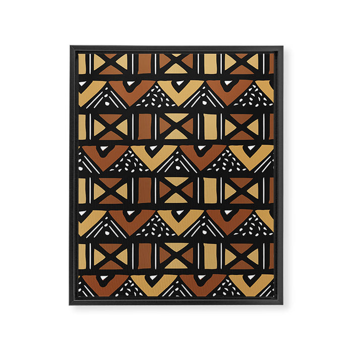 Mud cloth Mali Framed Canvas Print Gallery Image 1