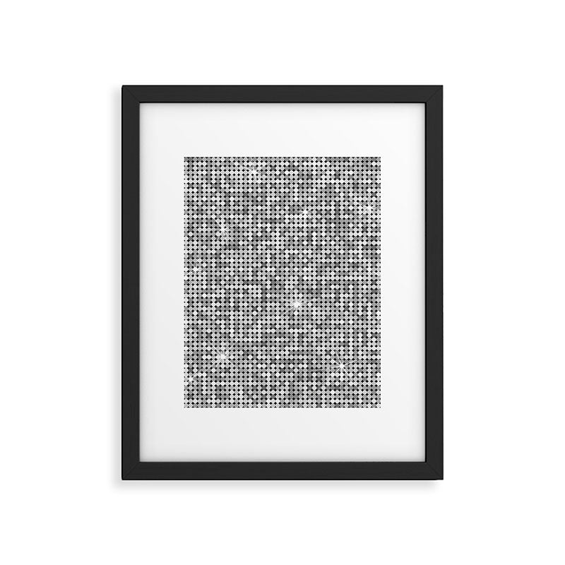 Shiny Disco Ball Silver Framed Art Print Gallery Image 6
