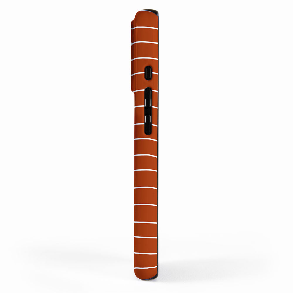 Terracotta geometric pattern iPhone Case Gallery Image 2