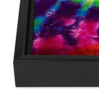 Tie dye Framed Canvas Print Gallery Image 3