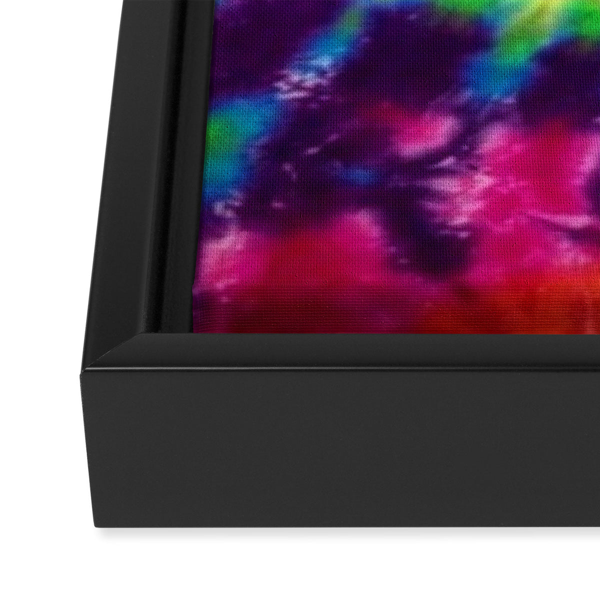 Tie dye Framed Canvas Print Gallery Image 3