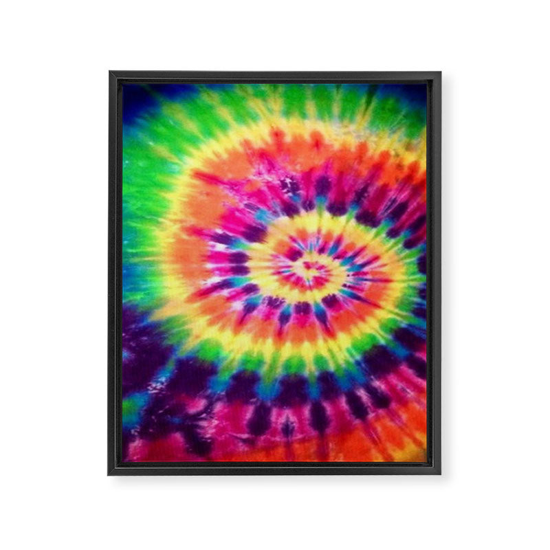 Tie dye Framed Canvas Print Gallery Image 8
