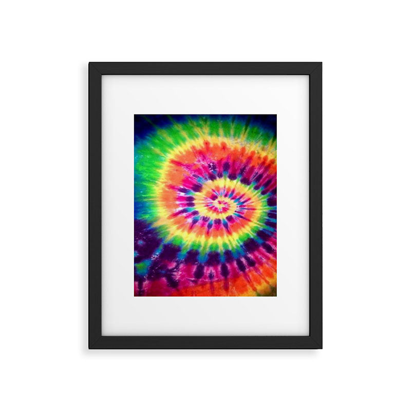 Tie dye Framed Art Print Gallery Image 6