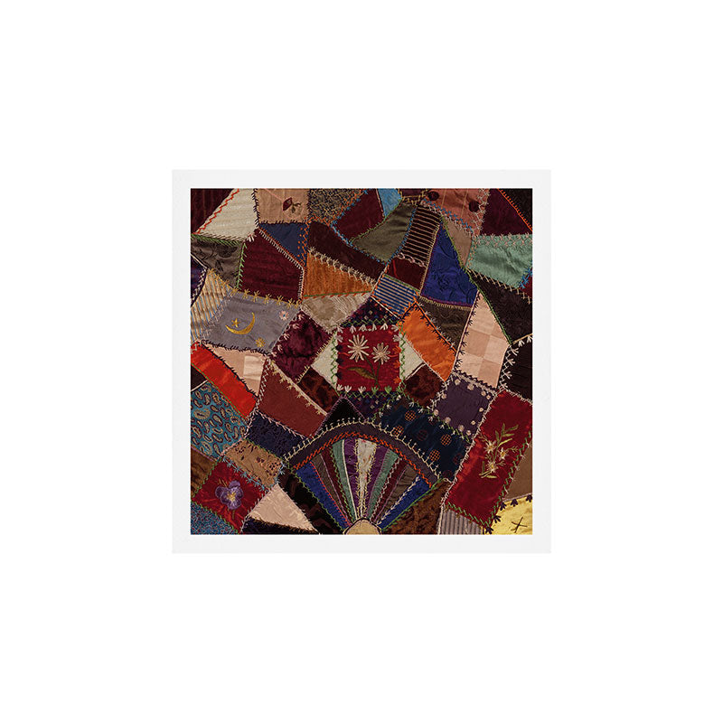 Vintage Bohemian Patchwork Art Print Gallery Image 1