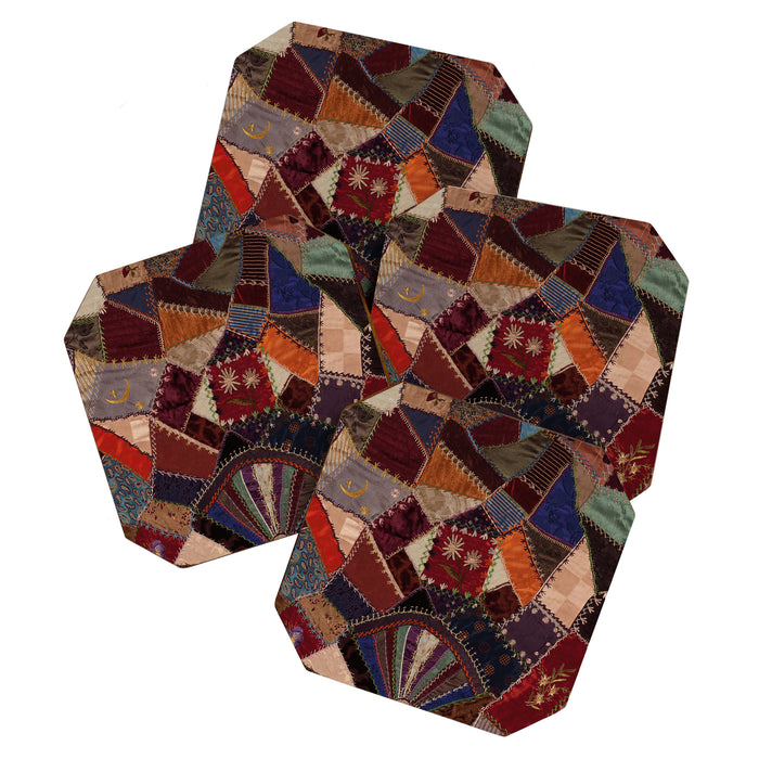 Vintage Bohemian Patchwork Coaster Gallery Image 1