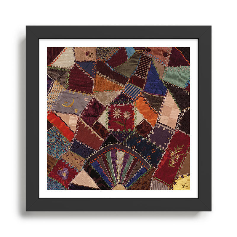 Vintage Bohemian Patchwork Framed Art Print Gallery Image 1