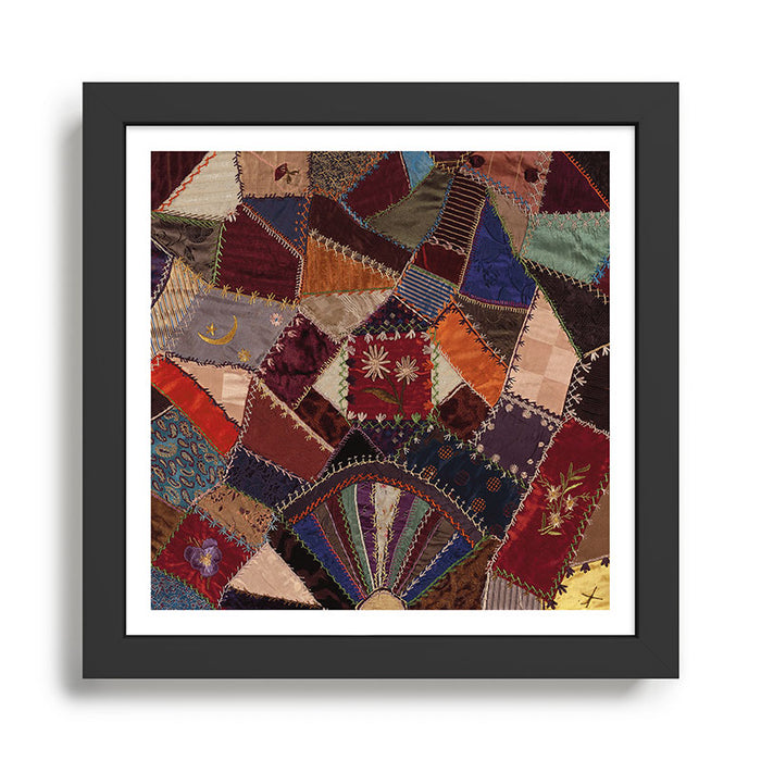 Vintage Bohemian Patchwork Framed Art Print Gallery Image 1