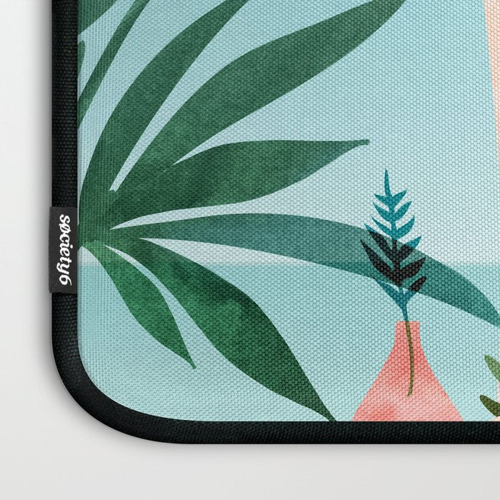 Welcome To The Hotel California Illustrated Landscape / Villa Series Laptop Sleeve Gallery Image 3