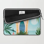Welcome To The Hotel California Illustrated Landscape / Villa Series Laptop Sleeve Gallery Image 2