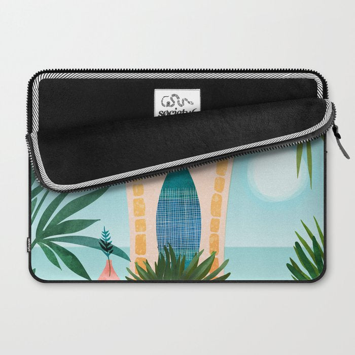 Welcome To The Hotel California Illustrated Landscape / Villa Series Laptop Sleeve Gallery Image 2