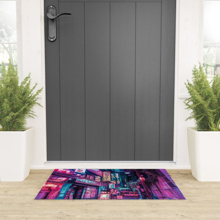 Magic of Cyberpunk Japan Welcome Mat Gallery Image 3