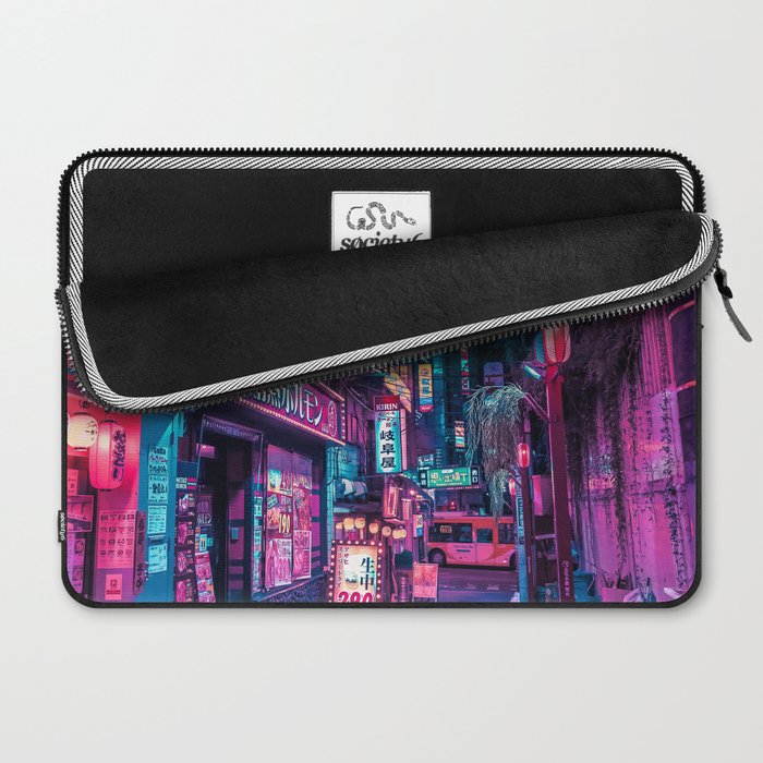Magic of Cyberpunk Japan Laptop Sleeve Gallery Image 2