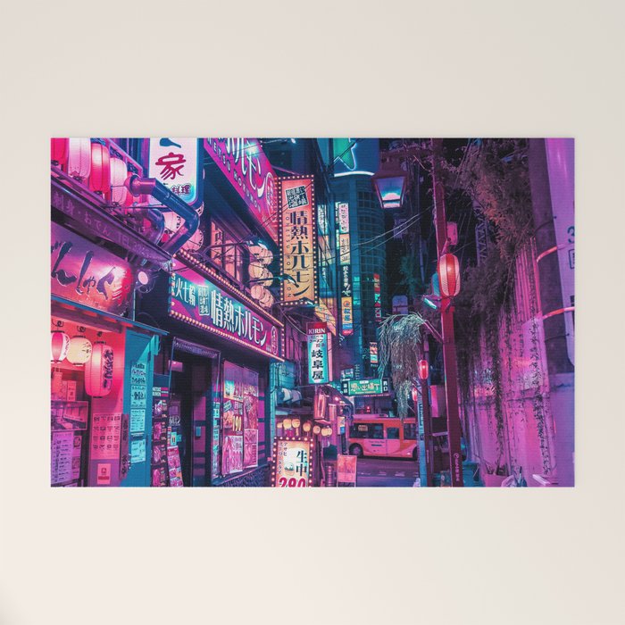 Magic of Cyberpunk Japan Welcome Mat Gallery Image 1