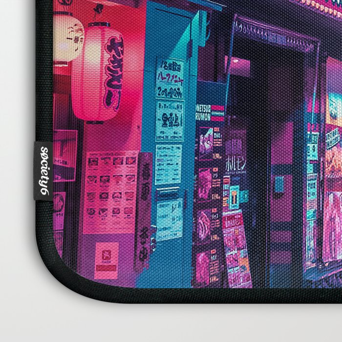 Magic of Cyberpunk Japan Laptop Sleeve Gallery Image 3