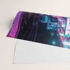 Magic of Cyberpunk Japan Wrapping Paper Gallery Image 2