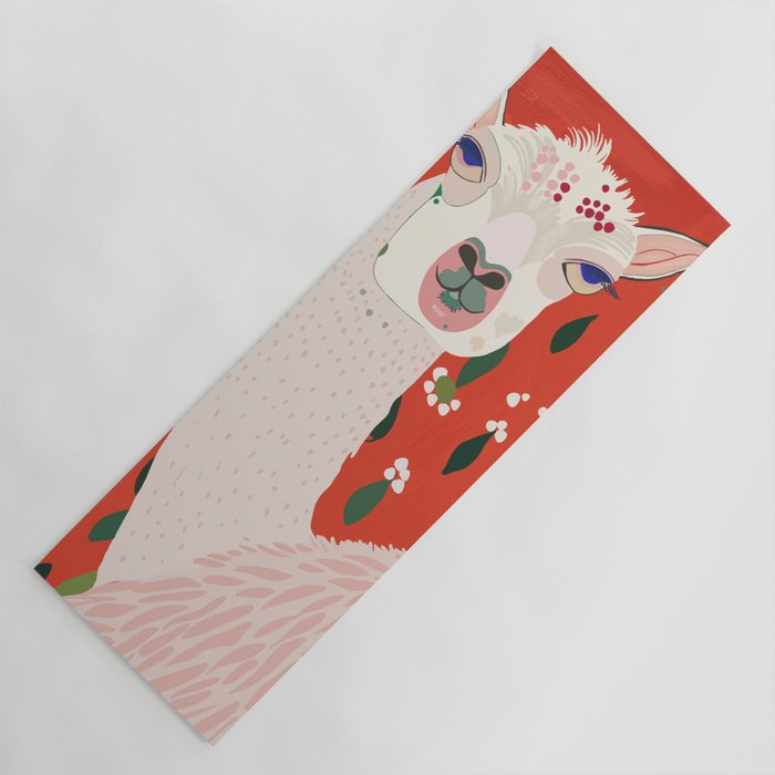 Llama Yoga Mat Gallery Image 1