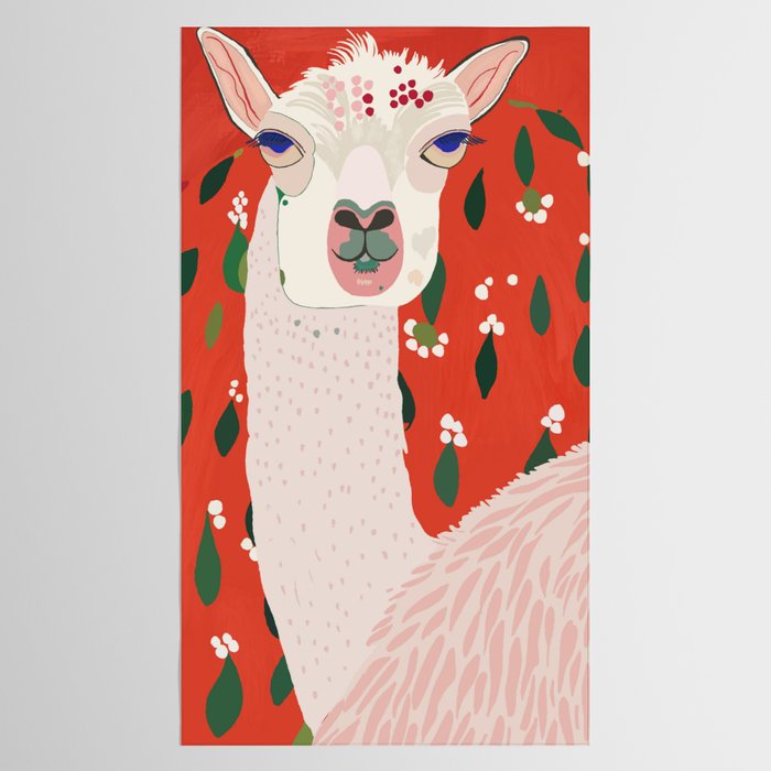 Llama Tablecloth Gallery Image 2