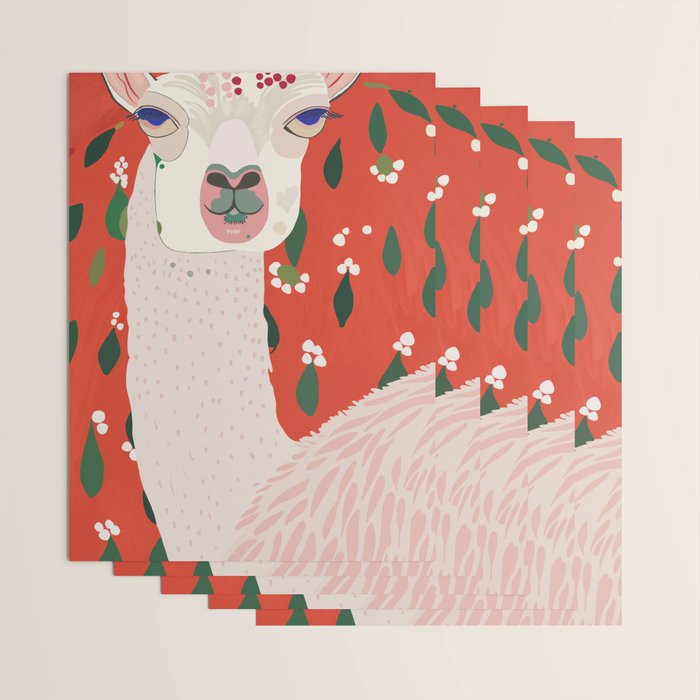 Llama Wrapping Paper Gallery Image 3