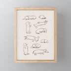 More Sleep Dachshund Mini Art Print Gallery Image 1