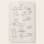 More Sleep Dachshund Cutting Board Gallery Image 1