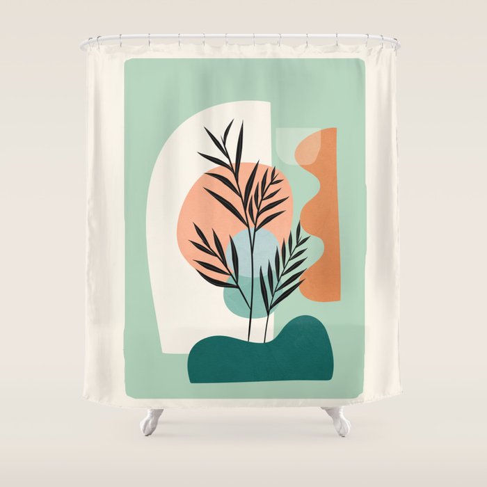 Abstract Geometry 27 Shower Curtain Gallery Image 1