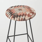 native coral diamond Stool Gallery Image 2