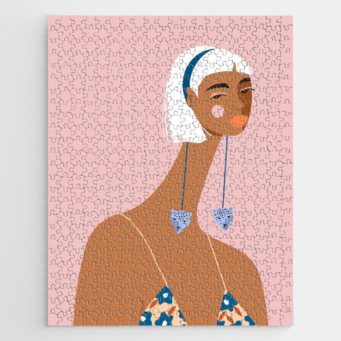 Cheetah Earrings Jigsaw Puzzle Gallery Image 1