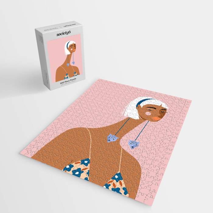 Cheetah Earrings Jigsaw Puzzle Gallery Image 2