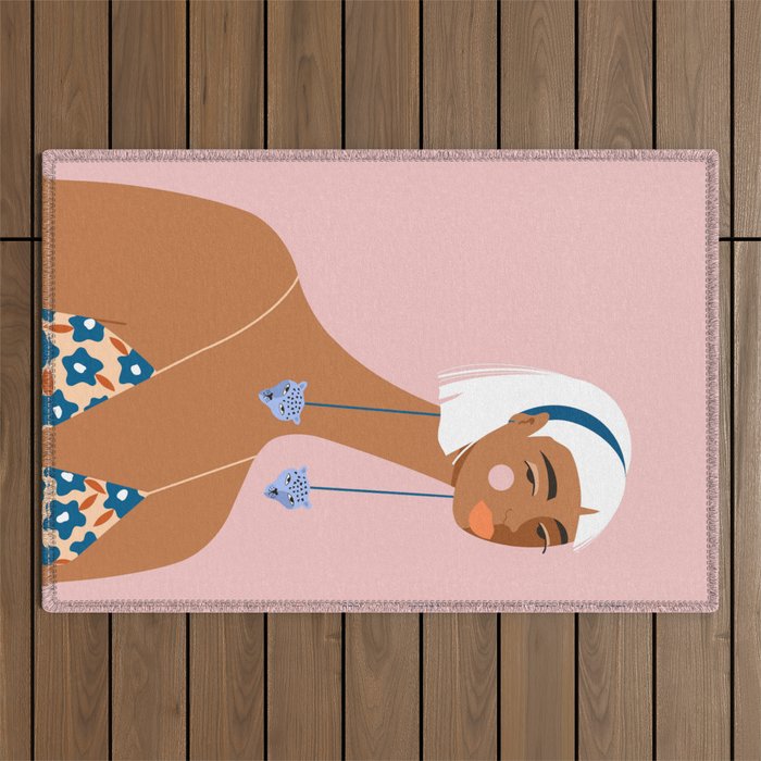 Cheetah Earrings Outdoor Rug Gallery Image 1