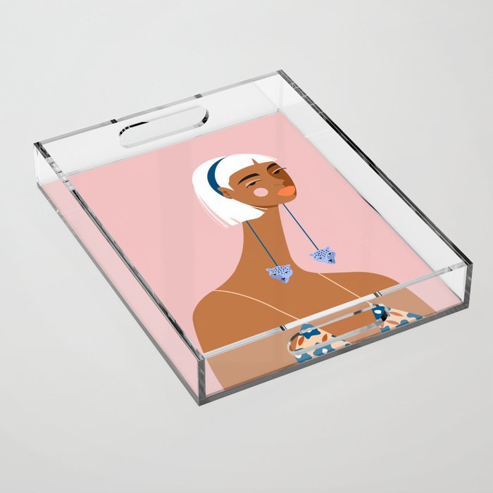 Cheetah Earrings Acrylic Tray Gallery Image 1