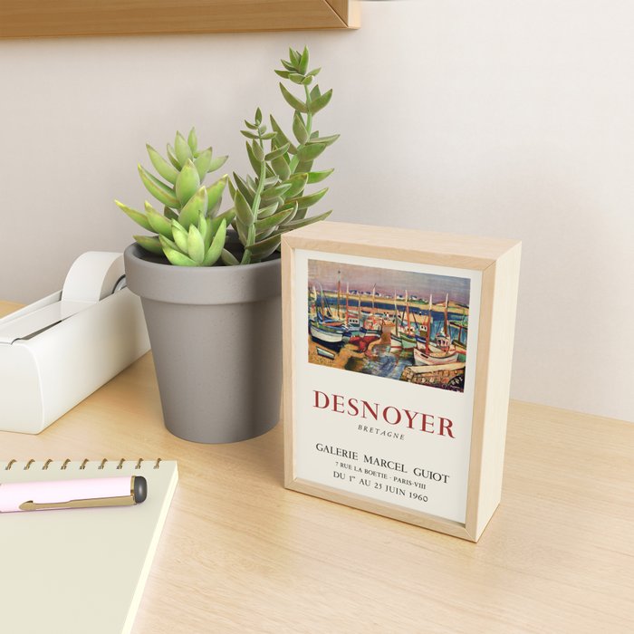 Francois Desnoyer Vintage Art Exhibition Poster, 1960 Mini Art Print Gallery Image 2