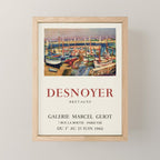 Francois Desnoyer Vintage Art Exhibition Poster, 1960 Mini Art Print Gallery Image 1