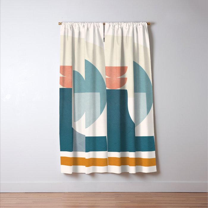 Playful Geometry 02 Window Curtain Gallery Image 3