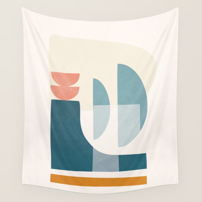 Playful Geometry 02 Wall Tapestry Gallery Image 1