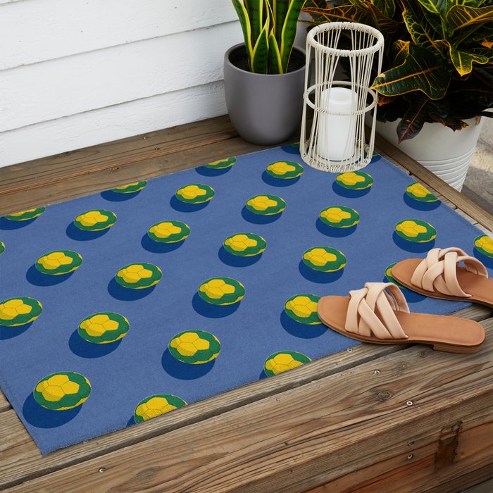 BALLS Handball - pattern Outdoor Rug Gallery Image 2