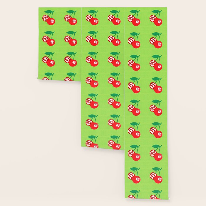 Big fruit Cherry duo with fun pun 'Cherry Nice'  Wallpaper Gallery Image 3