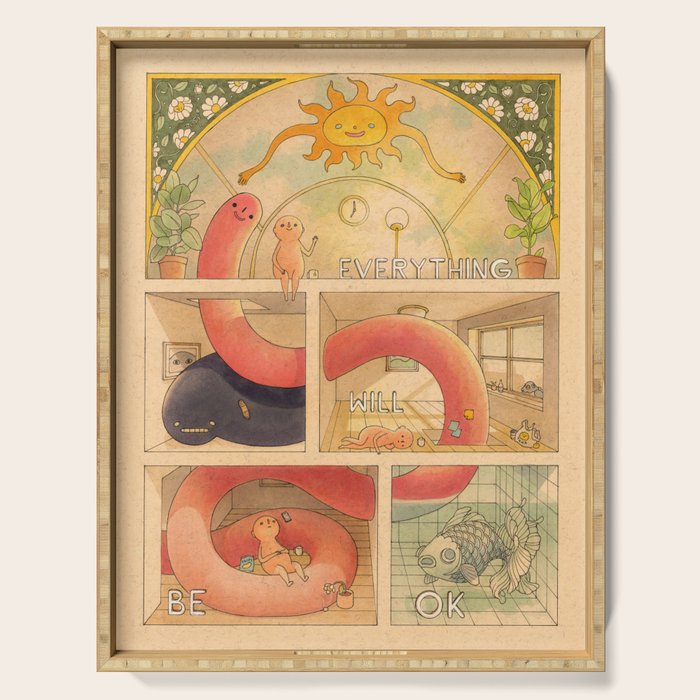 Everything Will be Ok Serving Tray Gallery Image 1