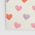 Happy love heart face doodle pattern Poster Gallery Image 3