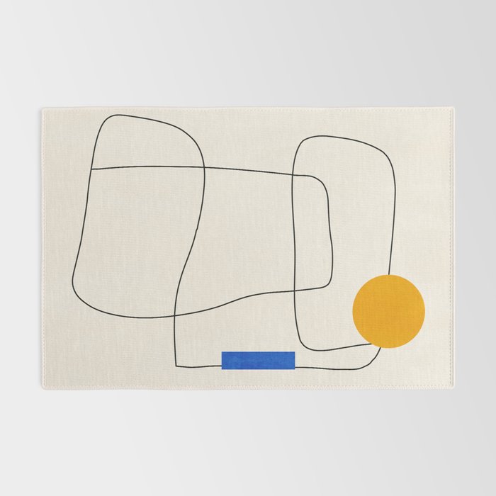 Minimal Geometric Shapes 67 Rug Gallery Image 2