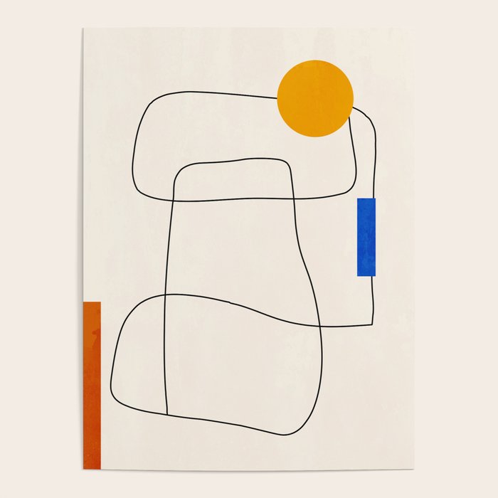 Minimal Geometric Shapes 67 Poster Gallery Image 4