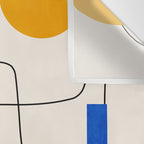 Minimal Geometric Shapes 67 Wall Tapestry Gallery Image 3