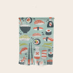Sushi Dreams - Mint Wall Hanging Gallery Image 1