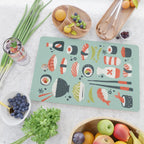 Sushi Dreams - Mint Cutting Board Gallery Image 2