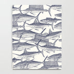 Atlantic fish blue Notebook Gallery Image 4