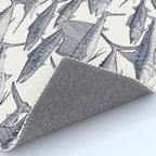 Atlantic fish blue Rug Gallery Image 4