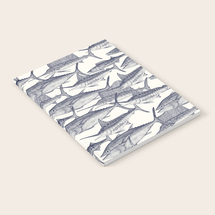 Atlantic fish blue Notebook Gallery Image 2