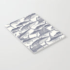 Atlantic fish blue Notebook Gallery Image 3