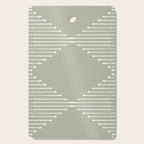 Geo (Linen Sage) Cutting Board Gallery Image 1