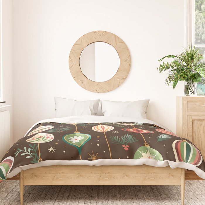 Classic Holiday Decor Delight Duvet Cover Gallery Image 3